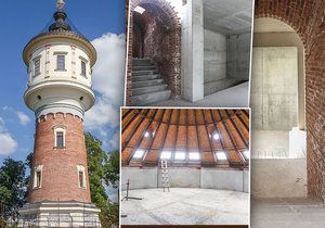 V pražské Libni je na prodej vodárenská věž. Opravovali ji 12 let a vyjde na 95 milionů.