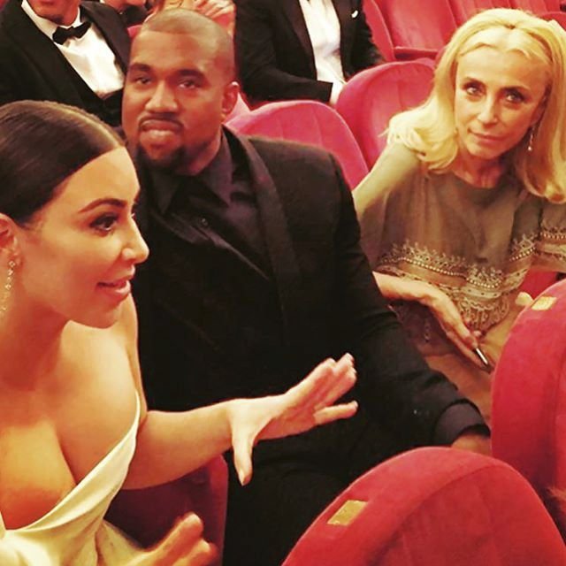 Franca Sozzani, Kim Kardashian a Kanye West