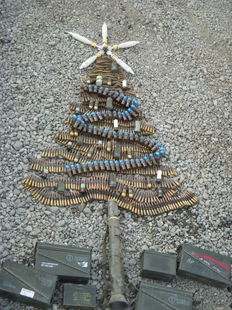 Netradiční vánoční stromeček.