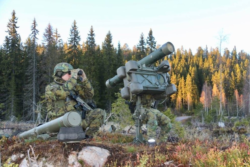 V Norsku probíhá vojenské cvičení členských zemí NATO, na snímku část českých jednotek. (25. 10. – 7. 11. 2018).