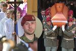 Pohřeb vojáka Kamila Beneše, který zahynul v Afghánistánu při útoku sebevražedného atentátníka.