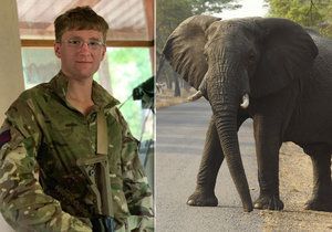 Tragická smrt vojáka (†23) v Malawi: Chránil divočinu před pytláky, udupal ho vylekaný slon