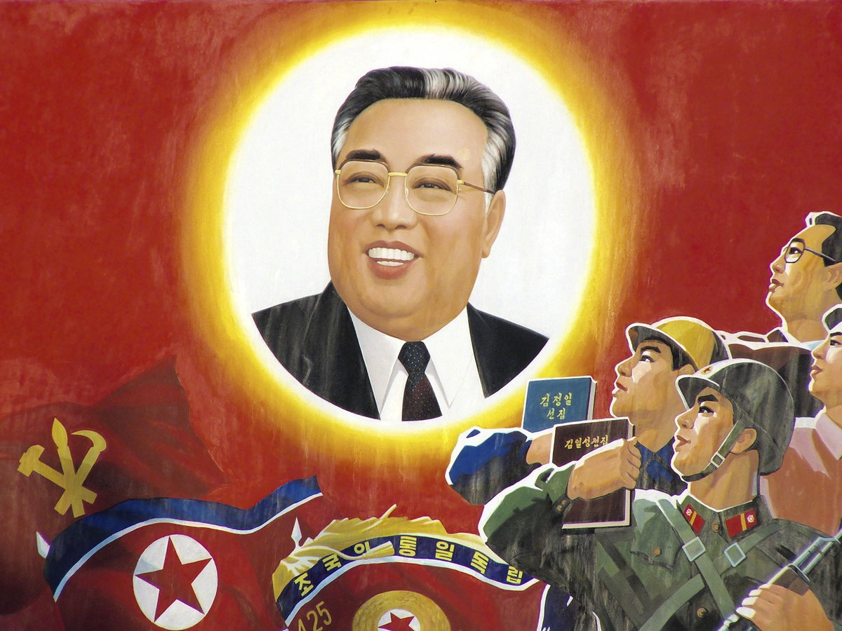Kim Ir-Sen, vůdcem Severní Koreje byl od jejího vzniku v roce 1948 až do své smrti v roce 1994.