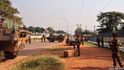 Francouzští vojáci v Bangui