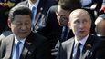 Vojenská přehlídka v Moskvě - čínský prezident Si Ťin-pching a jeho ruský hostitel Vladimir Putin