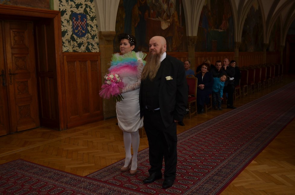 Libor Vojkůvka (†71) na svatbě