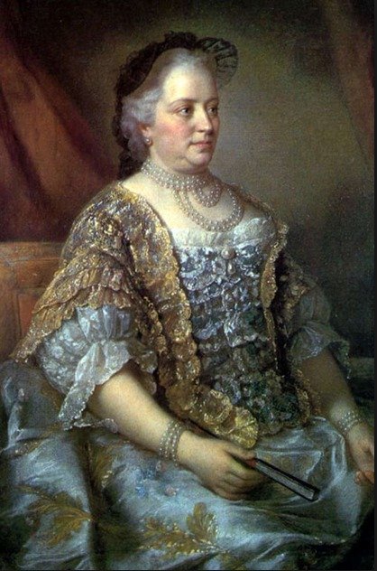 Portrét Marie Terezie.