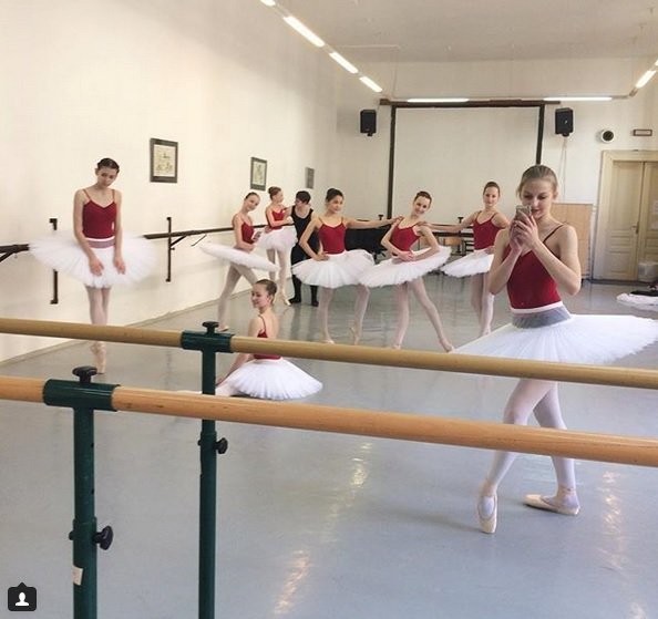 Valentýna Vojtková studuje balet na konzervatoři