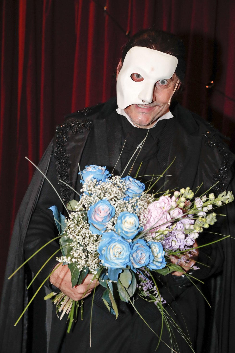 Marianovi Vojtkovi uspořádali kolegové z Fantoma Opery oslavu na jevišti