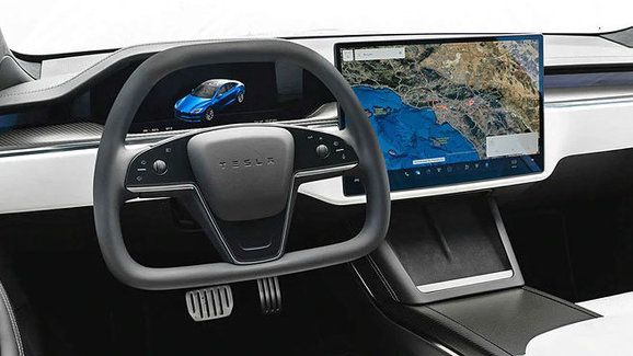 Úpravci Tesly přišli s náhradou za nevšední volant nového Modelu S