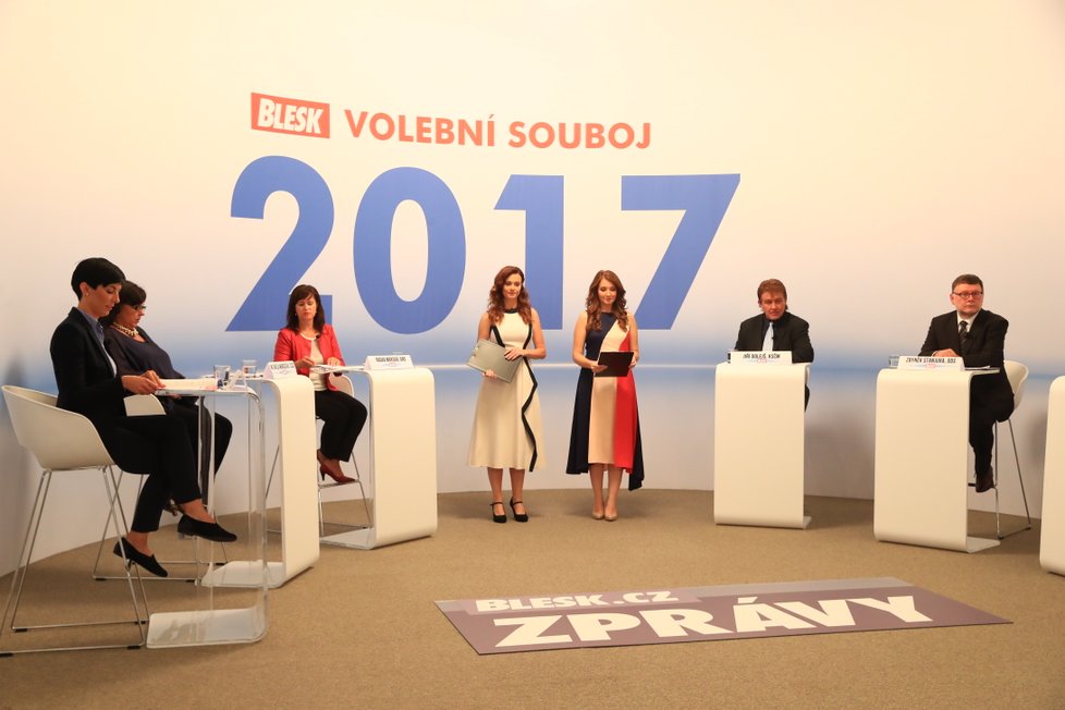 První debata k volbám 2017