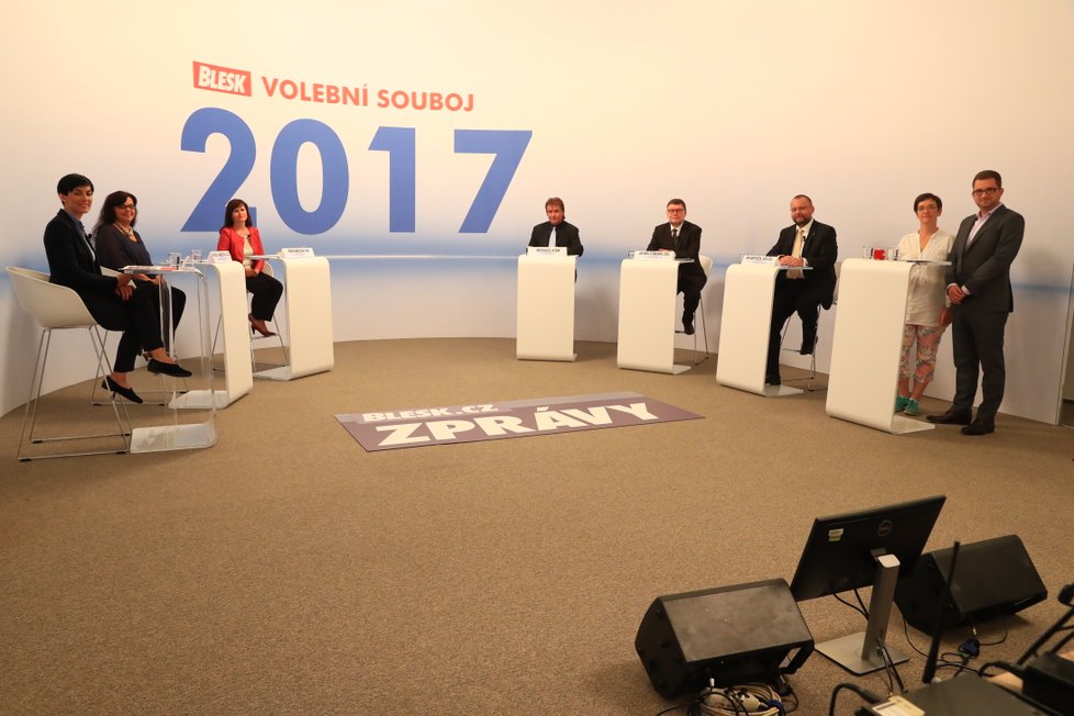 První debata k volbám 2017