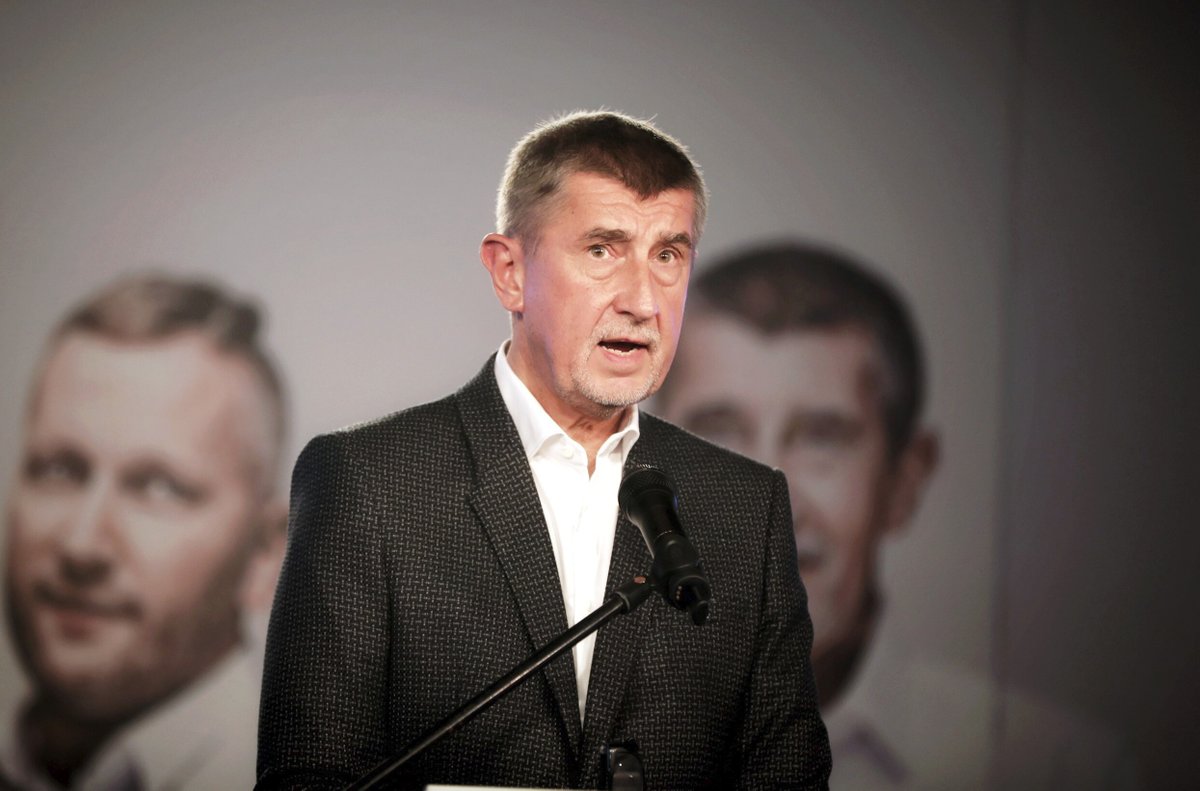 Volby 2018: Andrej Babiš ve štábu ANO během komunálních a senátních voleb