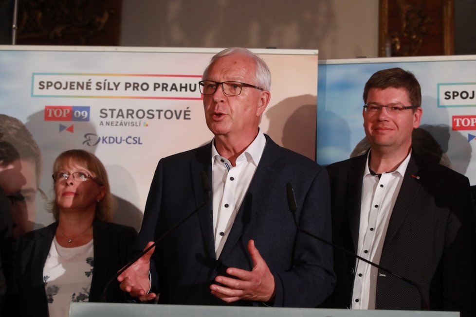 Na konferenci vystoupil i neúspěšný prezidentský kandidát Jiří Drahoš.