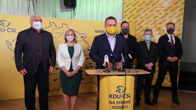 Tisková konference KDU-ČSL po krajských a senátních volbách 2020