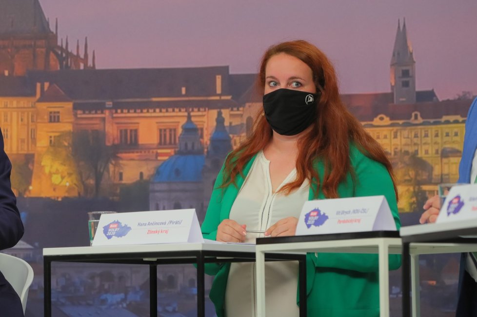 Krajská debata Blesku o zdravotnictví: Hana Ančincová (Piráti) (10. 9. 2020)