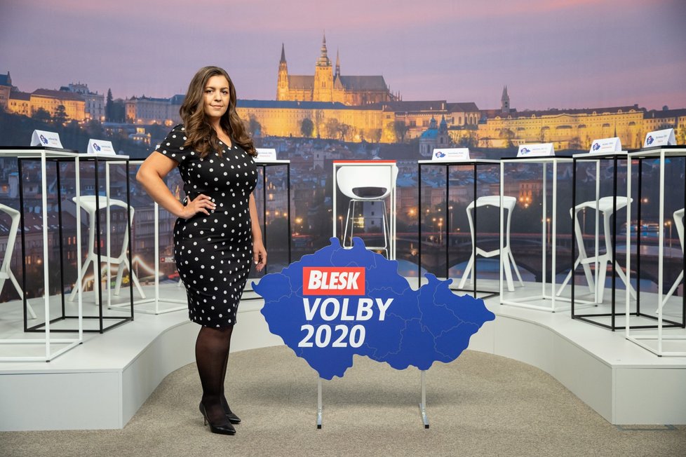 Krajské debaty Blesku 2020: Moderátorka Vera Renovica (7. 9. 2020)
