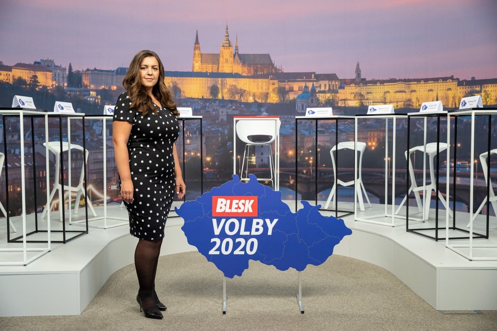 Krajské debaty Blesku 2020: Moderátorka Vera Renovica (7. 9. 2020)