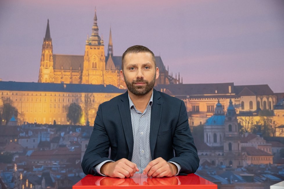 Krajské debaty Blesku 2020: Moderátor Jaroslav Šimáček (7. 9. 2020)