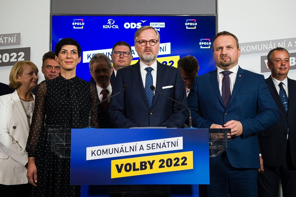 2. kolo senátních voleb: Štáb SPOLU.