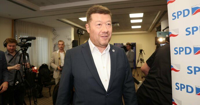 Volební štáb SPD: Tomio Okamura (4.10.2025)