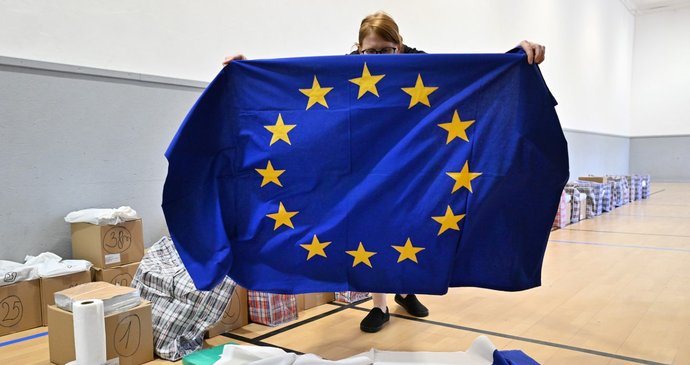 Příprava na eurovolby v Jihlavě (5.6.2024)