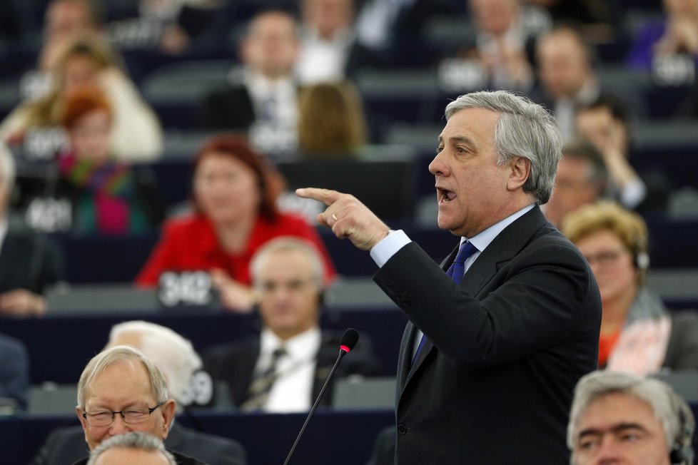 Kandidát na předsedu Antonio Tajani