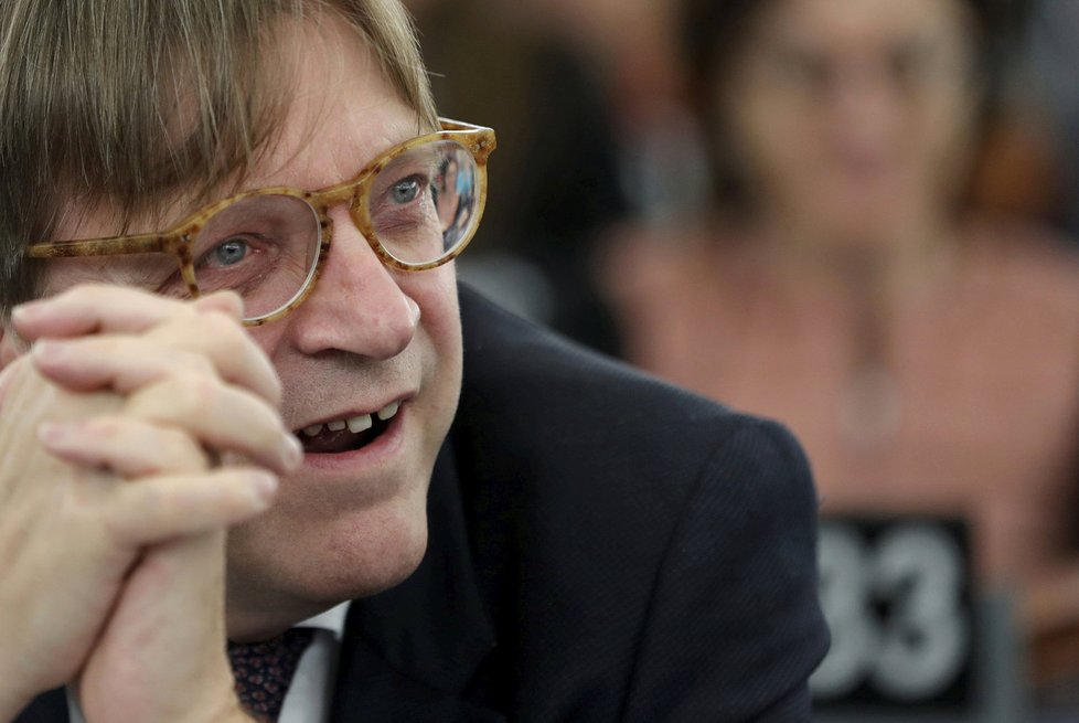 Kandidát na předsedu Guy Verhofstadt