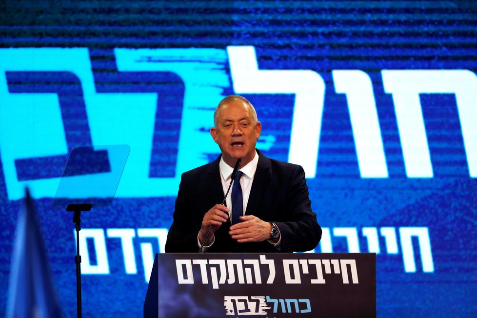 Izraelské volby: Netanjahův rival Benny Ganc (2.3.2020)