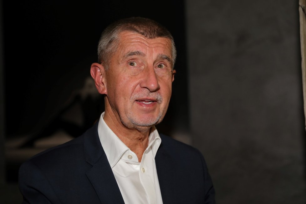 Štáb ANO - předseda hnutí ANO Andrej Babiš