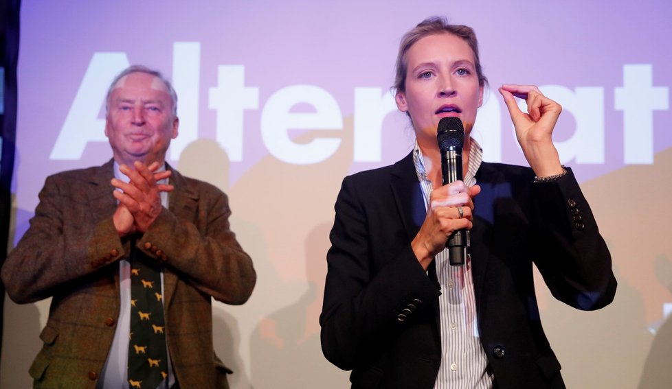 Alice Weidel a Alexander Gauland, hlavní kandidáti Alternativy pro Německo (AfD)