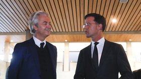 Volby v Nizozemsku: Geert Wilders a Mark Rutte