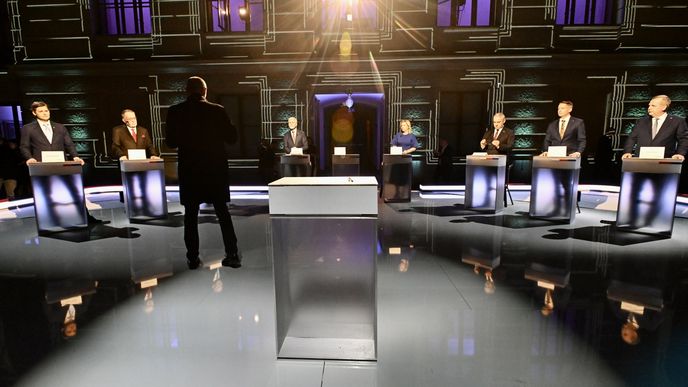 Prezidentská Superdebata v České televizi