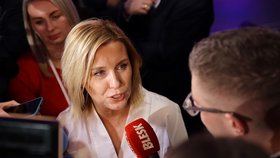 Prezidentské volby 2023: Danuše Nerudová při rozhovoru s Bleskem. (14. 1. 2023)