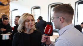 Prezidentské volby 2023: Danuše Nerudová dělá rozhovor s Bleskem. (17. 1. 2023)