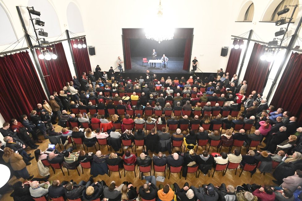 Prezidentské volby 2023: Andrej Babiš v Benešově. (19. 1. 2023)