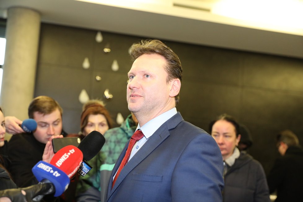 Bývalý předseda Poslanecké sněmovny a právník Radek Vondráček (ANO) dorazil do štábu Andreje Babiše (28. 1. 2023)