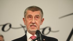 Andrej Babiš ve volebním štábu (28. 1. 2023)