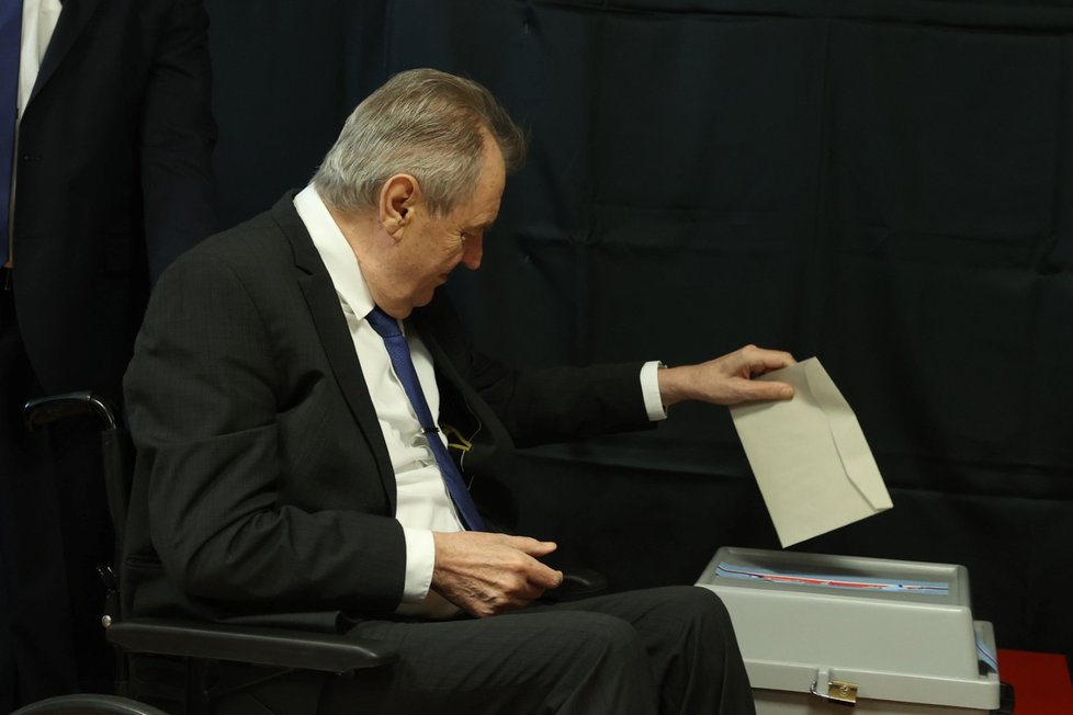 Prezidentské volby 2023: Končící prezident Miloš Zeman (13. 1. 2023)