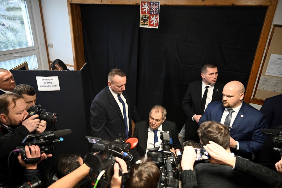 Prezidentské volby 2023: Končící prezident Miloš Zeman (13.1.2023)