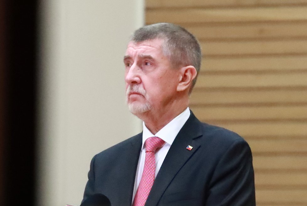 Andrej Babiš ve svém volebním štábu (28. 1. 2023)