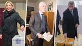 Kandidáti u voleb: Babiš v Průhonicích, Nerudová v Kuřimi, Pavel v obci Černouček