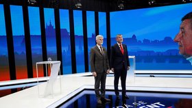 Prezidentský duel CNN Prima: Petr Pavel a Andrej Babiš. (25.1.2023)