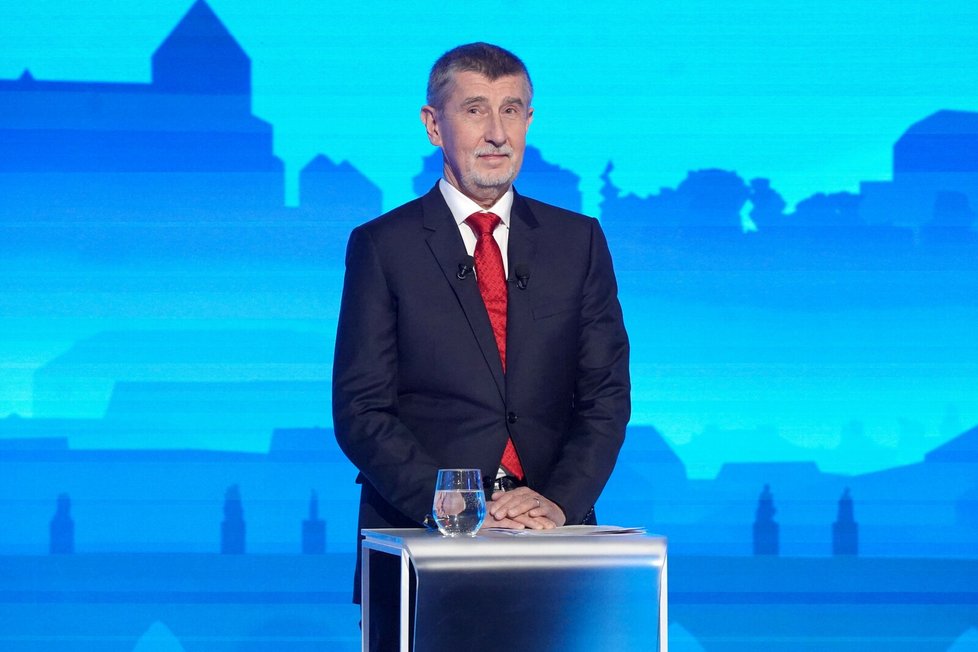 Prezidentské volby 2023: Andrej Babiš v debatě na CNN Prima News (25. 1. 2022)