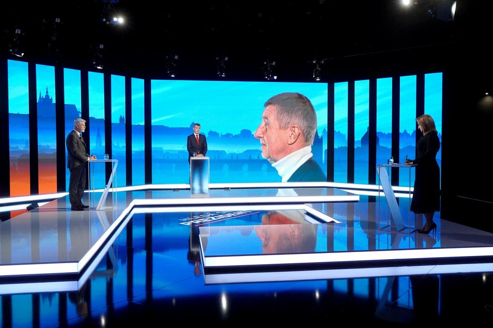 Prezidentské volby 2023: Andrej Babiš v debatě na CNN Prima News (25. 1. 2023)