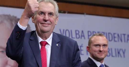Volby 2018 - Miloš Zeman vyhrál a může být  dalších pět let prezidentem
