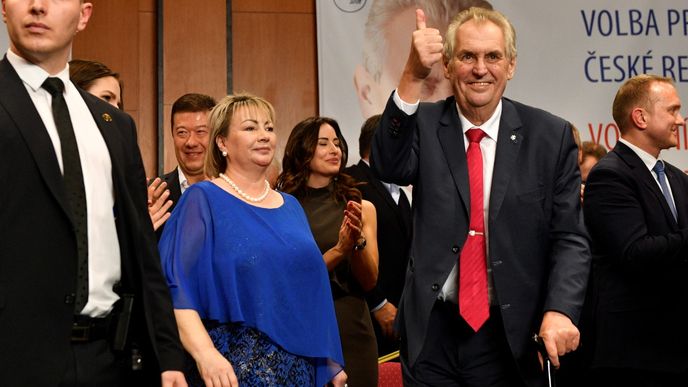 Miloš Zeman bude pokračovat ve funkci prezidenta republiky