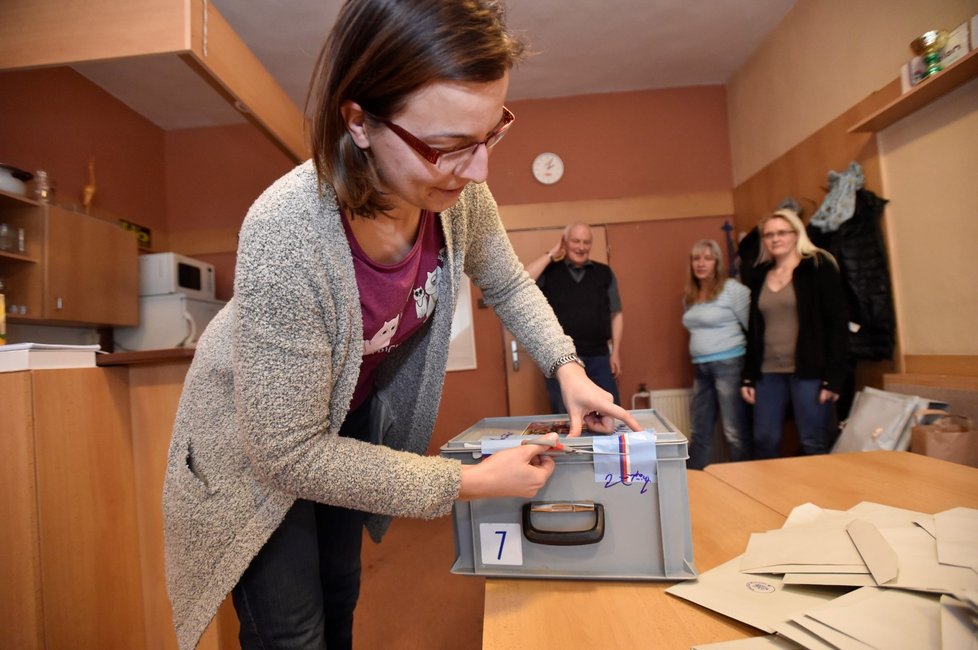 Sčítání hlasů po druhém kole prezidentských voleb