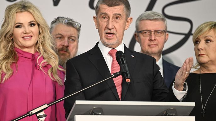 Prezidentské volby 2023: Tisková konference Andreje Babiše k výsledkům prvního kola. (14.1.2023)