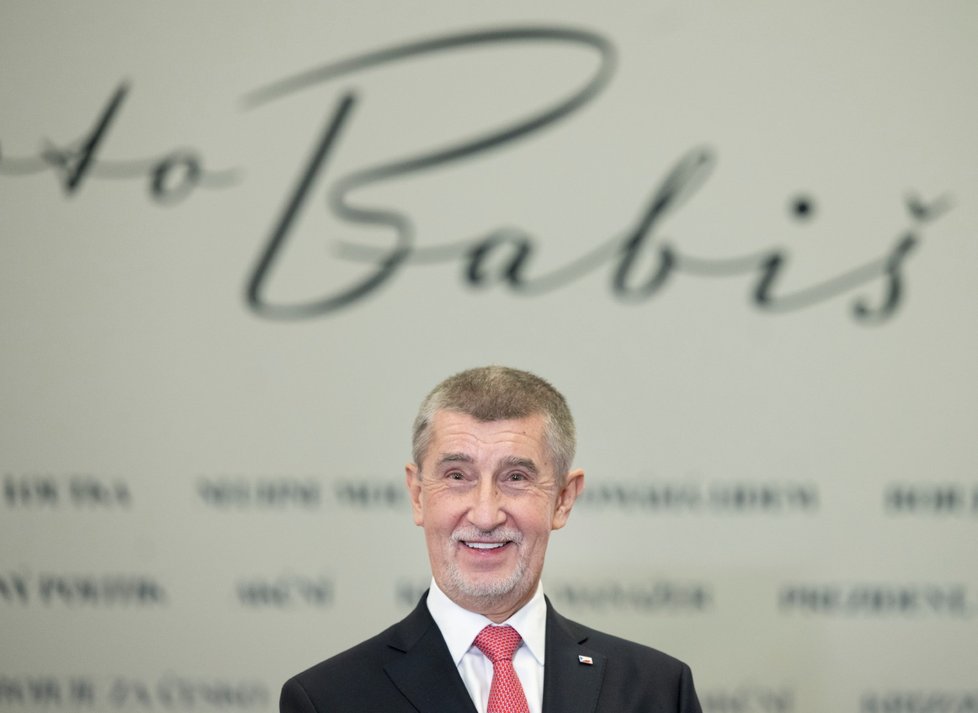 Prezidentské volby 2023: Andrej Babiš ve svém volebním štábu (14.1.2023)